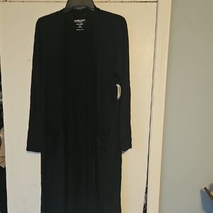 Torrid Black Long Cardigan